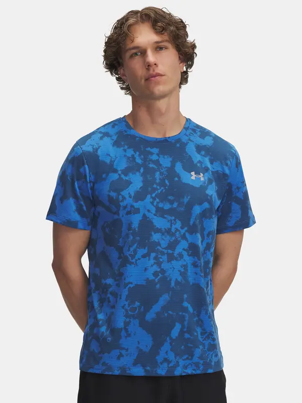 Under Armour Men's T-shirt Under Armour UA Launch Printed SS-BLU - Men's