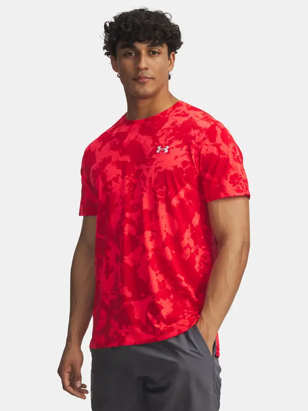 Under Armour Men's T-shirt Under Armour UA Launch Printed SS-RED - Men's