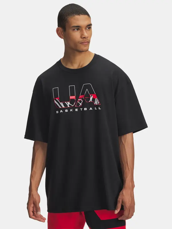 Under Armour Men's T-shirt Under Armour UA M HWT Hoops Branded SS-BLK - Men's