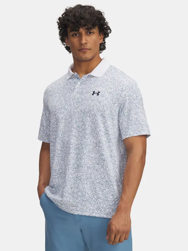Under Armour Men's T-shirt Under Armour UA Matchplay Printed Polo-WHT - Men's