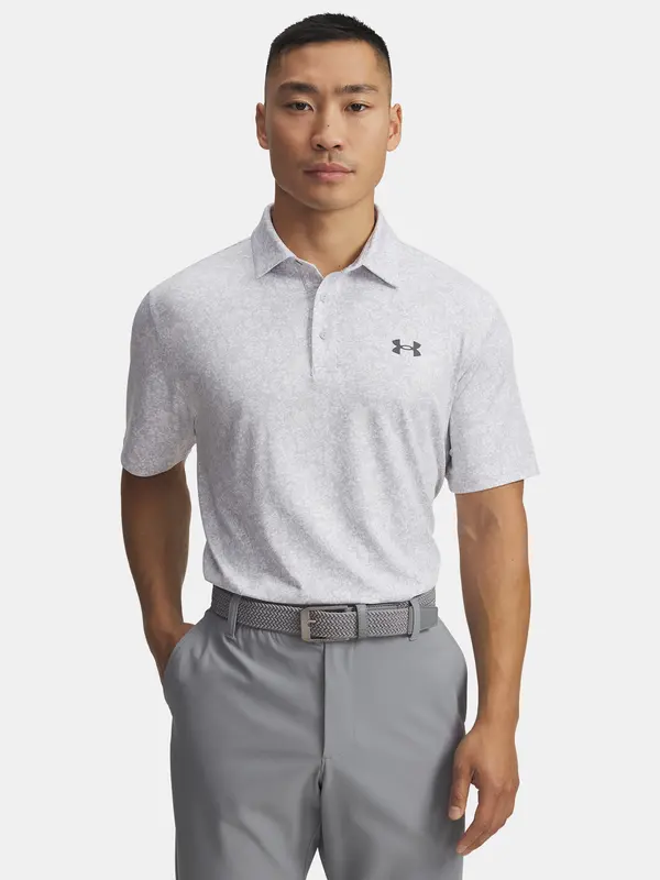 Under Armour Men's T-shirt Under Armour UA Playoff 3.0 Printed Polo-WHT - Men's