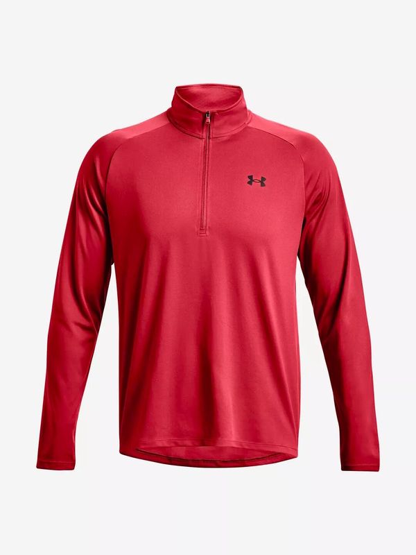 Under Armour Men's T-shirt Under Armour UA Tech 2.0 1/2 Zip-RED S