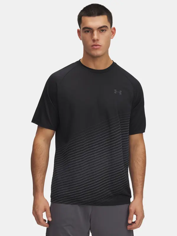 Under Armour Men's T-shirt Under Armour UA Tech Fade SS-BLK - Men's