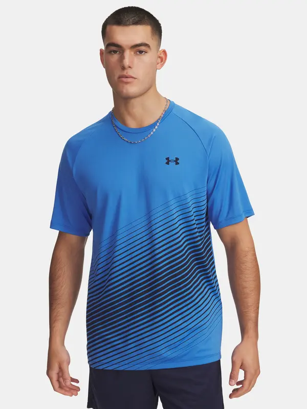 Under Armour Men's T-shirt Under Armour UA Tech Fade SS-BLU - Men's