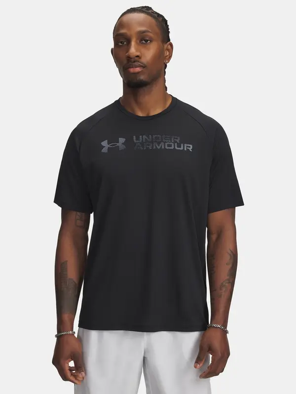 Under Armour Men's T-shirt Under Armour UA Tech Reflective SS-BLK - Men's
