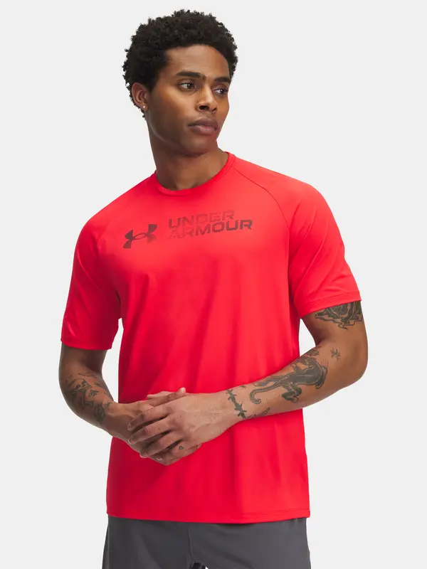 Under Armour Men's T-shirt Under Armour UA Tech Reflective SS-RED - Men's