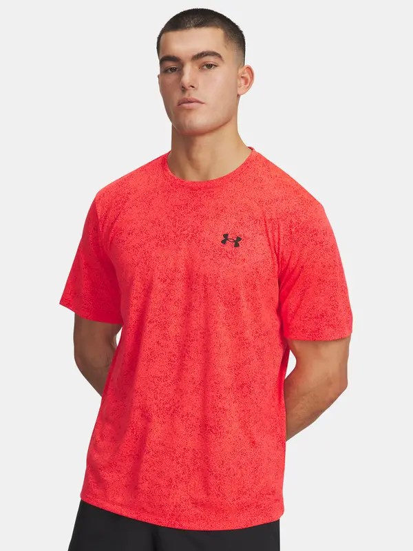 Under Armour Men's T-shirt Under Armour UA Tech Tee Pixelate-RED - Men's