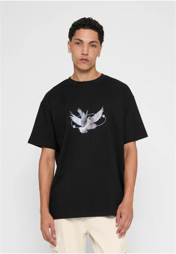 Mister Tee Men's T-shirt Vive la Liberte Oversize black