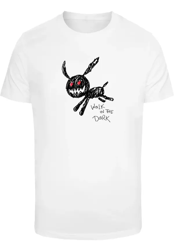 Mister Tee Men's T-shirt Walk In The Dark - white