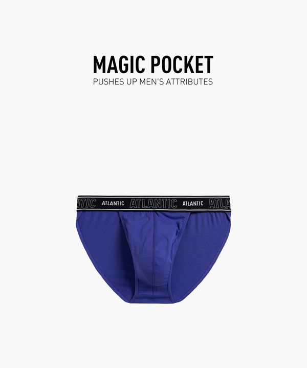 Atlantic Men's Tango Briefs Magic Pocket ATLANTIC - Blue