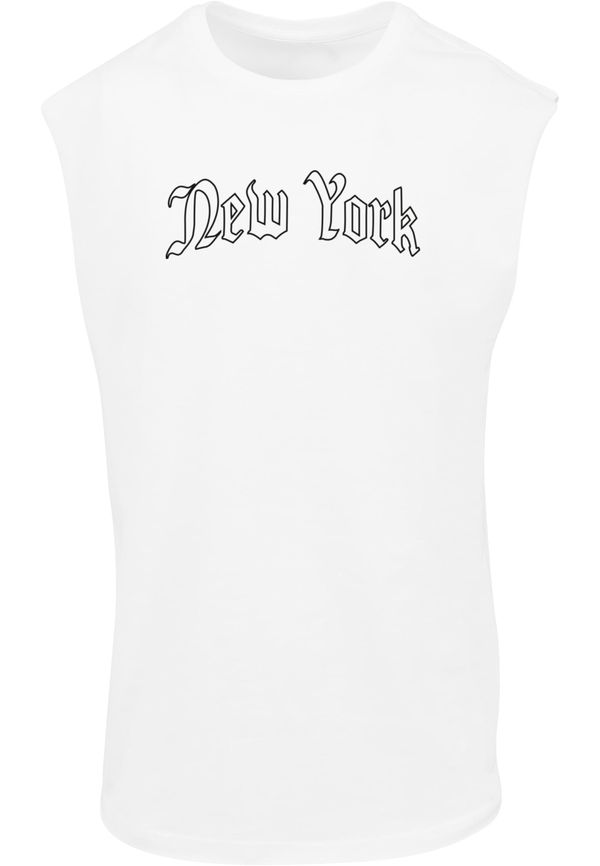 Mister Tee Men's tank top New York white