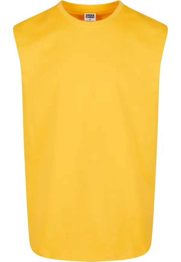 Urban Classics Men's tank top Open Edge Sleeveless Tee - mango