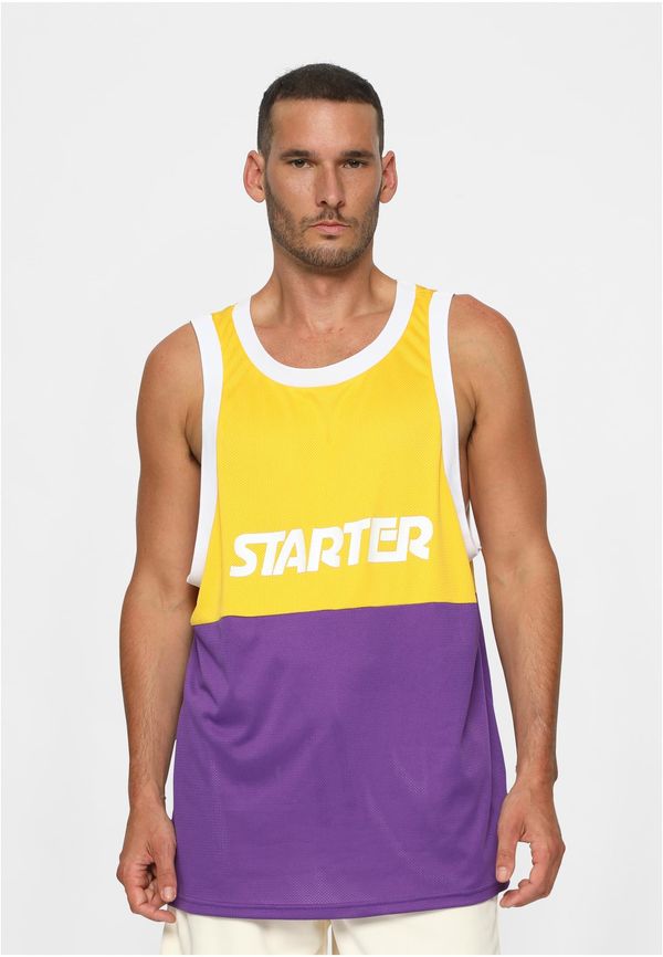 Starter Black Label Men's tank top Split Mesh yellow/purple