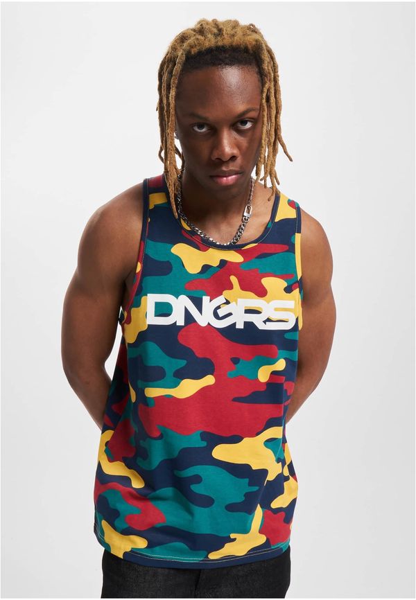 Dangerous DNGRS Men's Tanktop HideMe Colorful Camouflage