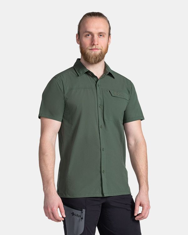 Kilpi Men's technical shirt Kilpi BOMBAY-M Dark green
