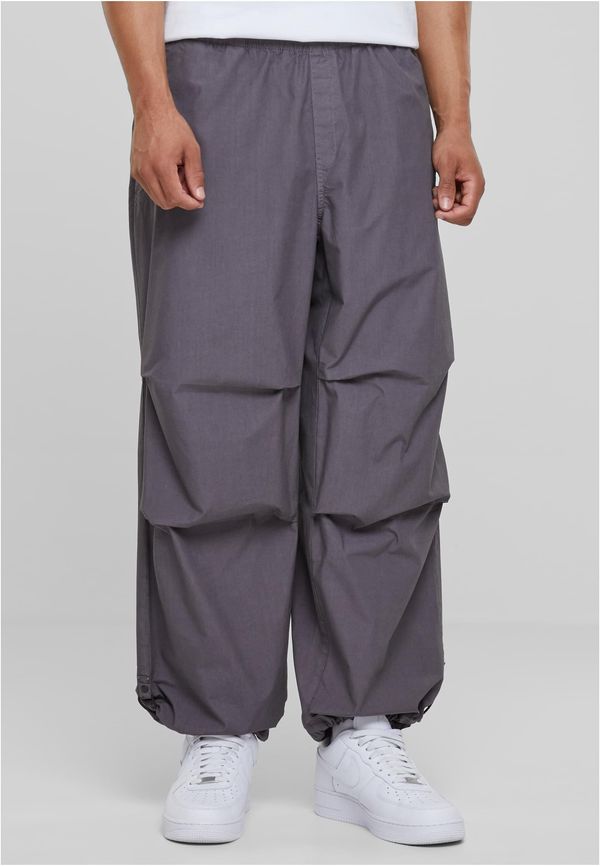 Urban Classics Men's trousers Popline Parachute dark grey