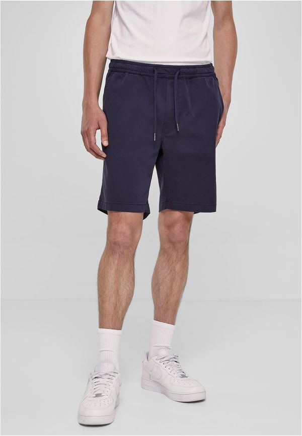 Urban Classics Men's UC Stretch Twill Shorts - Blue