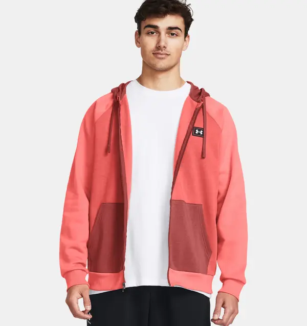 Under Armour Men's Under Armour Rival Flc FZ Colorblock Sweatshirt