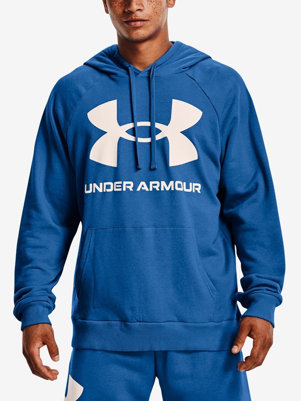 Under Armour Men's Under Armour Rival Fleece Big Logo Sweatshirt HD-BLU XXL