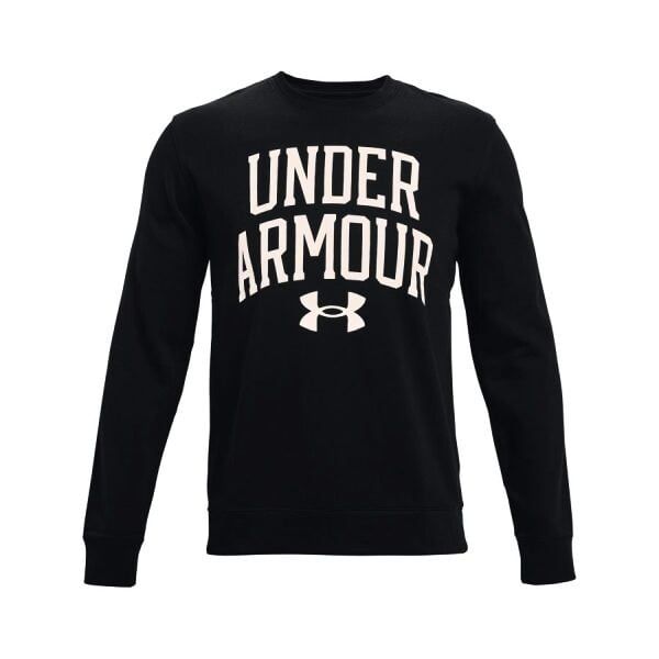 Under Armour Men's Under Armour Sweatshirt RIVAL TERRY CREW-BLK S