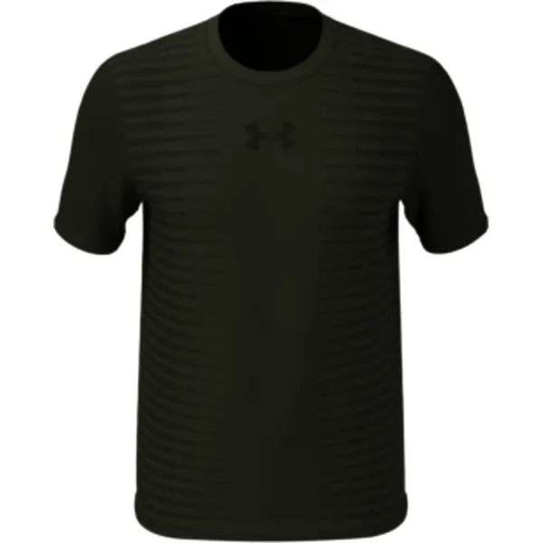 Under Armour Men's Under Armour T-Shirt Seamless Wordmark SS Marine OD Green