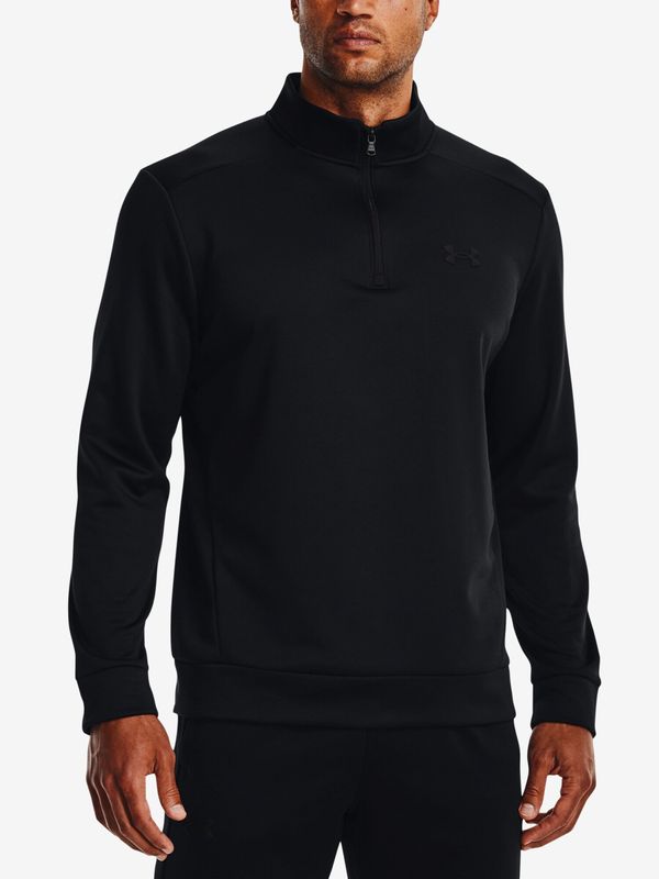 Under Armour Men's Under Armour UA Armour Fleece 1/4 Zip-BLK XXL Sweatshirt