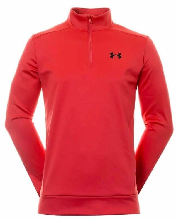 Under Armour Men's Under Armour UA Armour Fleece 1/4 Zip-RED M Sweatshirt