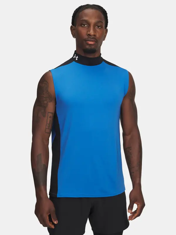 Under Armour Men's Under Armour UA HG Wordmark SL-BLU Tank Top - Men's