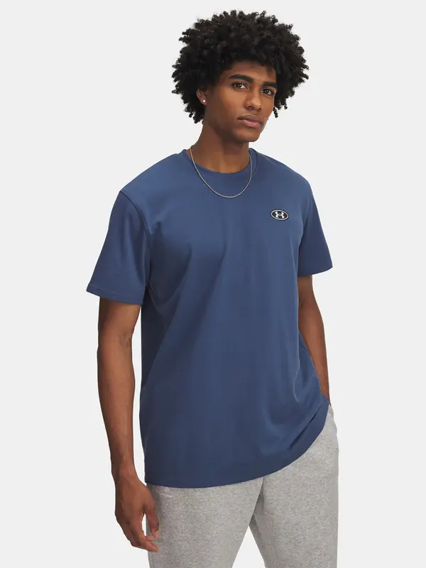 Under Armour Men's Under Armour UA HW LC PATCH SS-BLU - Men's T-Shirt