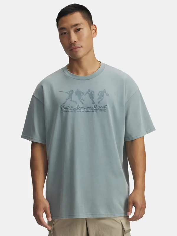 Under Armour Men's Under Armour UA HWT ATHLETES OS SS-GRN - Men's T-Shirt