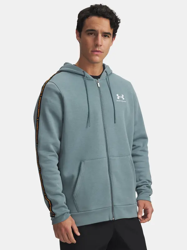 Under Armour Men's Under Armour UA Icon Fleece FZ Taping-BLU - Men's Sweatshirt