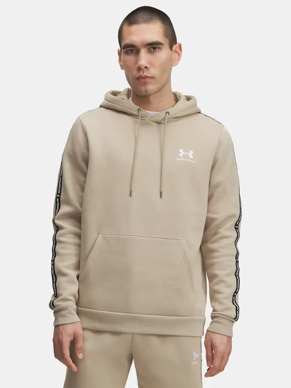 Under Armour Men's Under Armour UA Icon Fleece HD Taping-BRN - Men's Sweatshirt