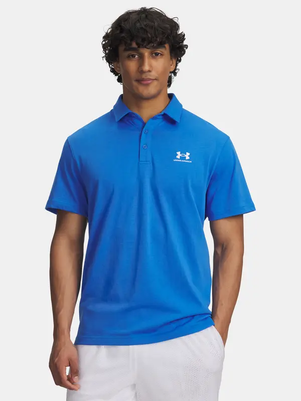 Under Armour Men's Under Armour UA Icon T-Shirt Polo-BLU - Men's