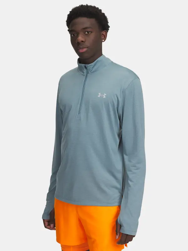 Under Armour Men's Under Armour UA LAUNCH 1/4 ZIP-BLU T-Shirt - Men's