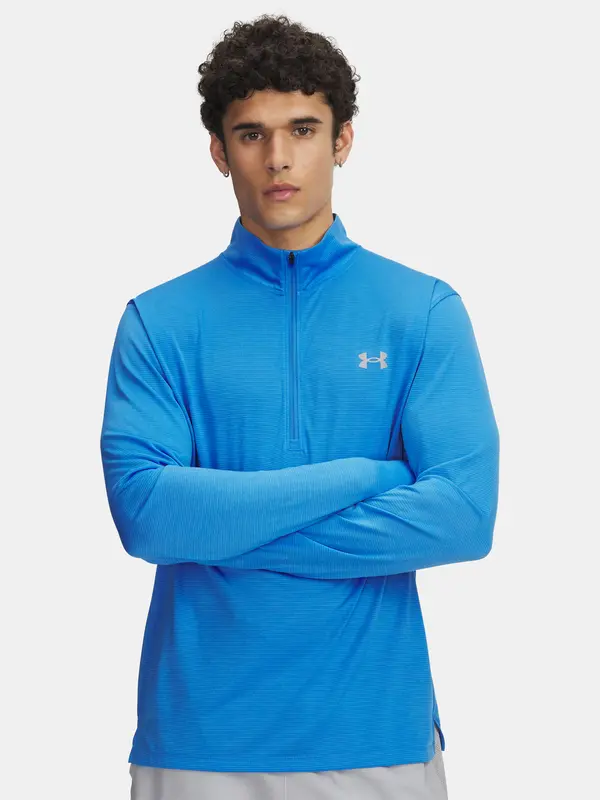 Under Armour Men's Under Armour UA LAUNCH 1/4 ZIP-BLU T-Shirt - Men's