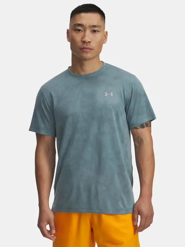 Under Armour Men's Under Armour UA Launch Camo SS-GRN T-Shirt - Men's