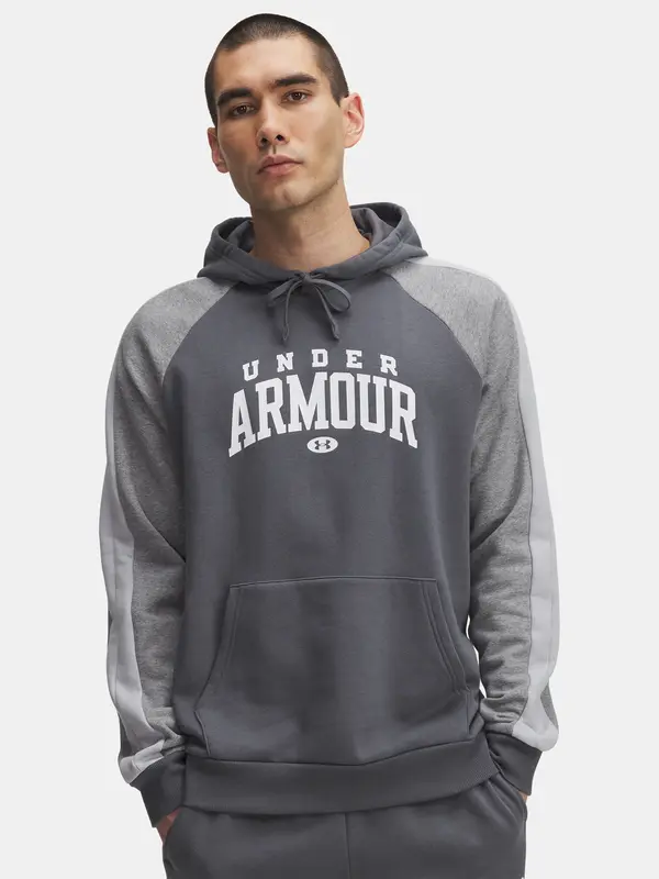 Under Armour Men's Under Armour UA Rival Flc CB Hood-GRY - Men's Sweatshirt