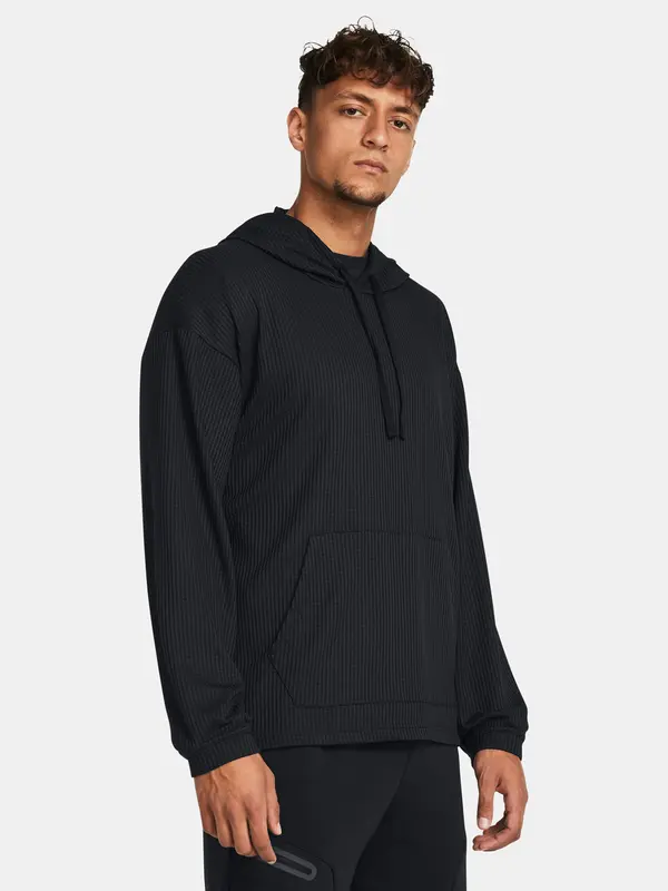 Under Armour Men's Under Armour UA Rival Waffle Hoodie-BLK - Men's