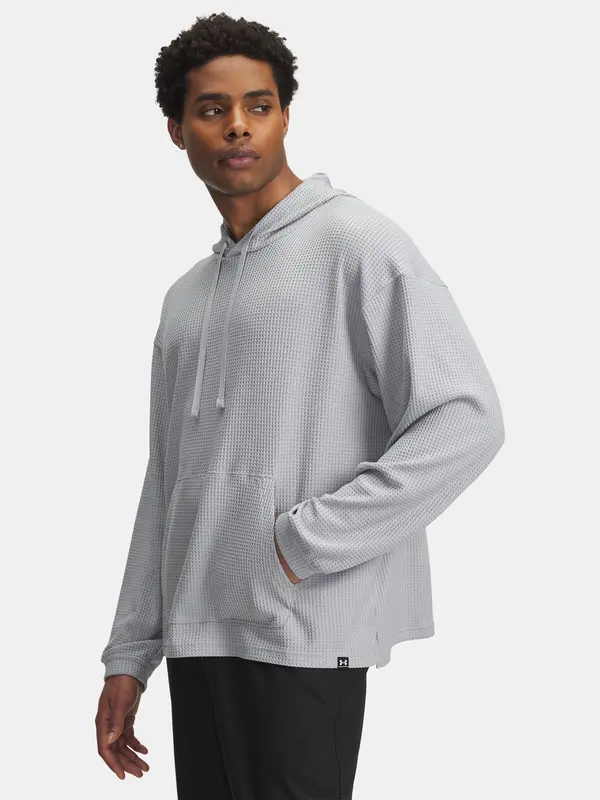 Under Armour Men's Under Armour UA Rival Waffle Hoodie-GRY - Men's