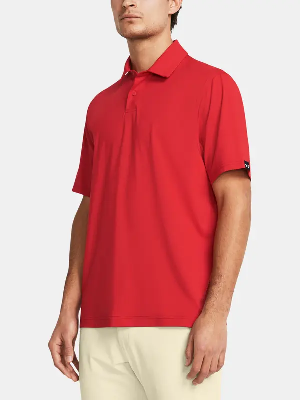 Under Armour Men's Under Armour UA T2G Polo LB-RED T-Shirt - Men's
