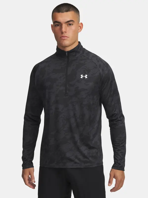 Under Armour Men's Under Armour UA Tech 2.0 1/2 Zip-BLK T-Shirt - Men's