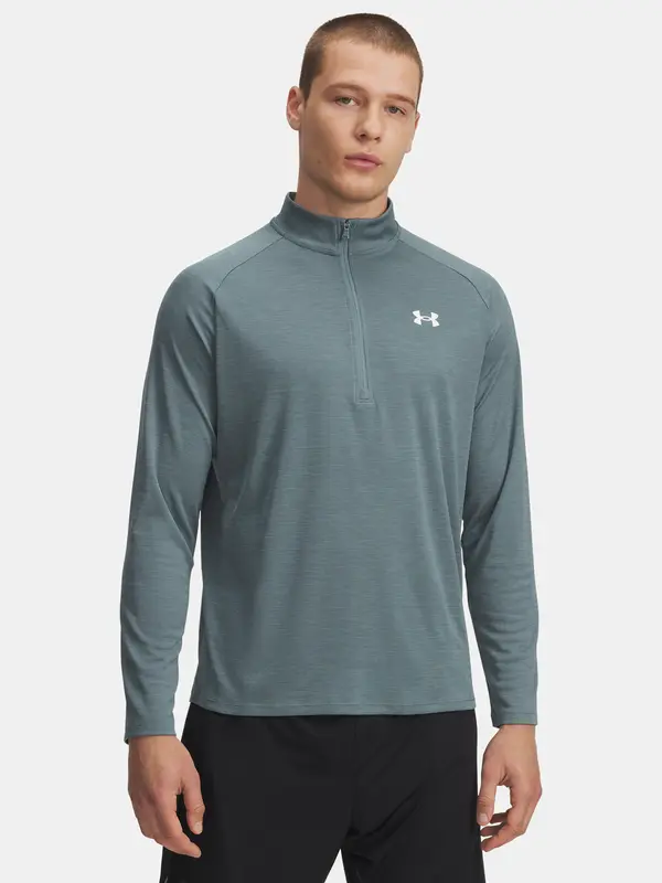 Under Armour Men's Under Armour UA Tech Textured 1/2 Zip-BLU T-Shirt - Men's