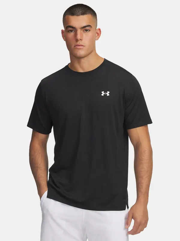 Under Armour Men's Under Armour UA Tech Vent Jacquard SS-BLK T-Shirt - Mens