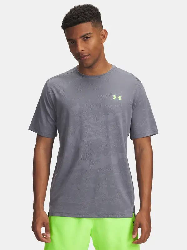 Under Armour Men's Under Armour UA Tech Vent Jacquard SS-GRY T-Shirt - Mens