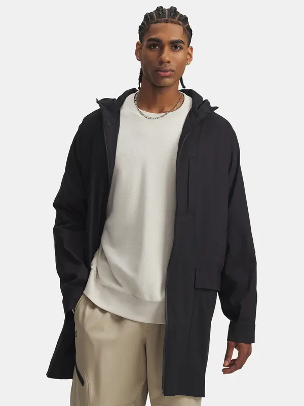 Under Armour Men's Under Armour UA Unstoppable Txt Long Jkt-BLK Jacket - Mens