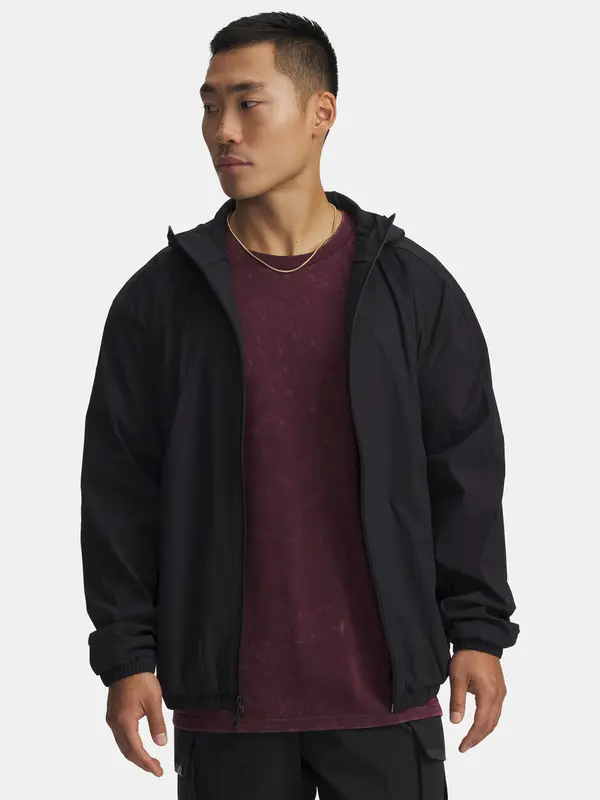 Under Armour Men's Under Armour UA Unstoppable Txt Woven Jacket Jkt-BLK - Mens