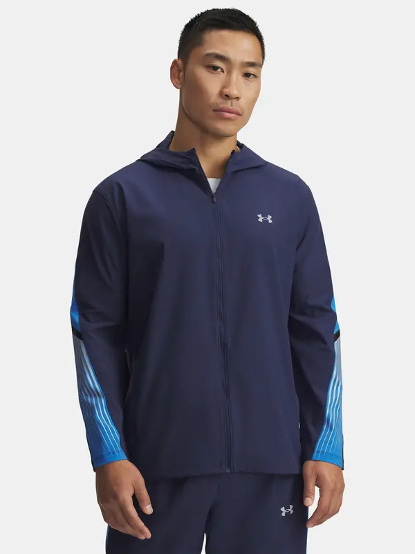 Under Armour Men's Under Armour UA Velociti Storm Hooded Jacket Jkt-BLU - Mens