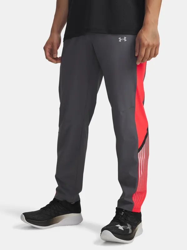 Under Armour Men's Under Armour UA Velociti Storm Pant-GRY Sports Trousers - Mens