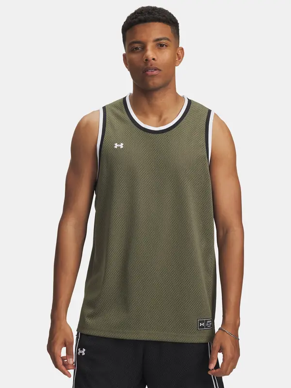 Under Armour Men's Under Armour UA Zone Pro Mesh Tank Top-GRN - Mens