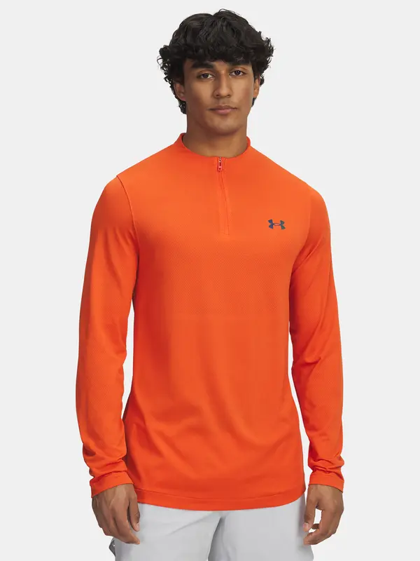 Under Armour Men's Under Armour Vanish Elite Seamless 1/4 Zp-ORG T-Shirt - Men's
